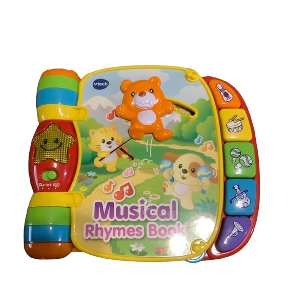 VTech Musical Nursery Rhymes Book Baby Educational Learning Toy Nursery Songs - Picture 2 of 6